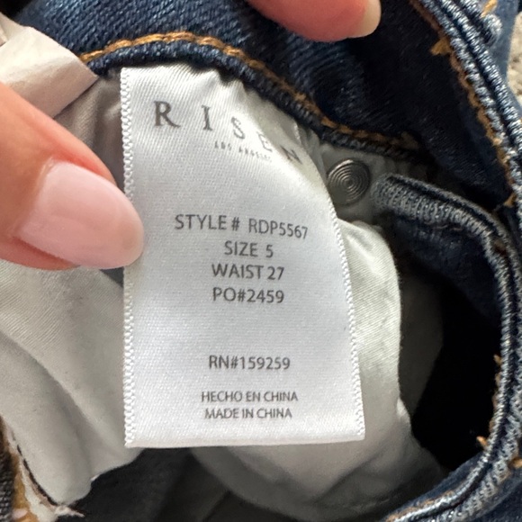 Risen- Dark Blue Skinny Jeans - Picture 6 of 15